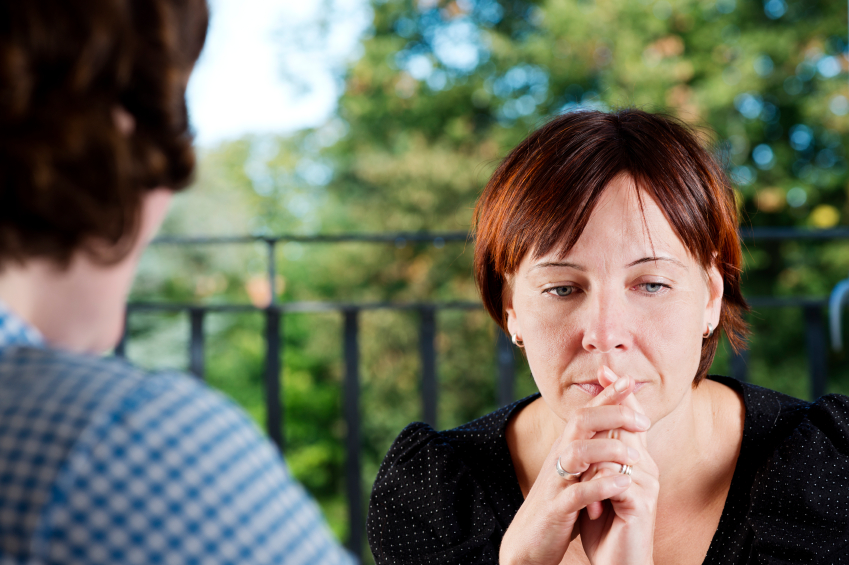 parent hearing bad news